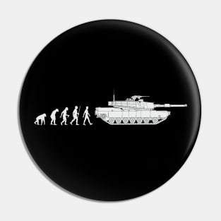 Humorous design Evolution and the M1 Abrams tank Pin