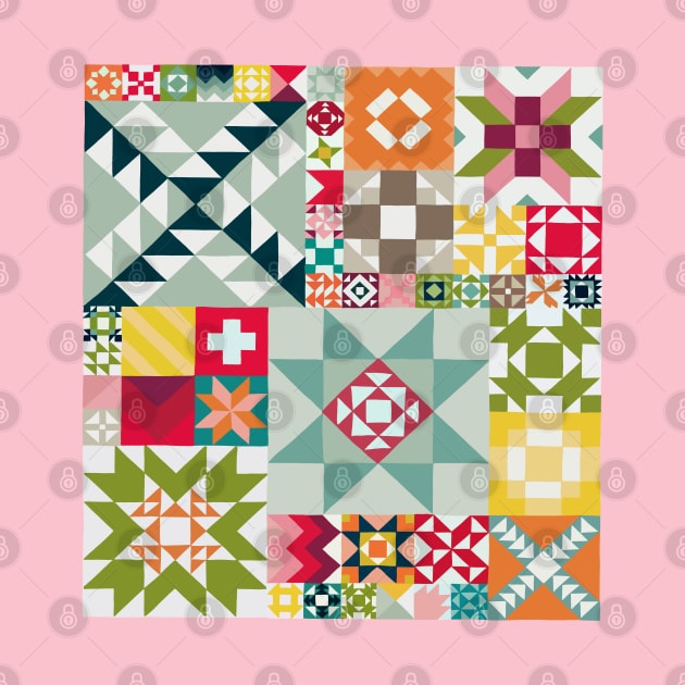 Old Time Quilt by Slightly Unhinged