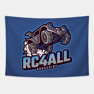 RC4all light blue front and back Tapestry