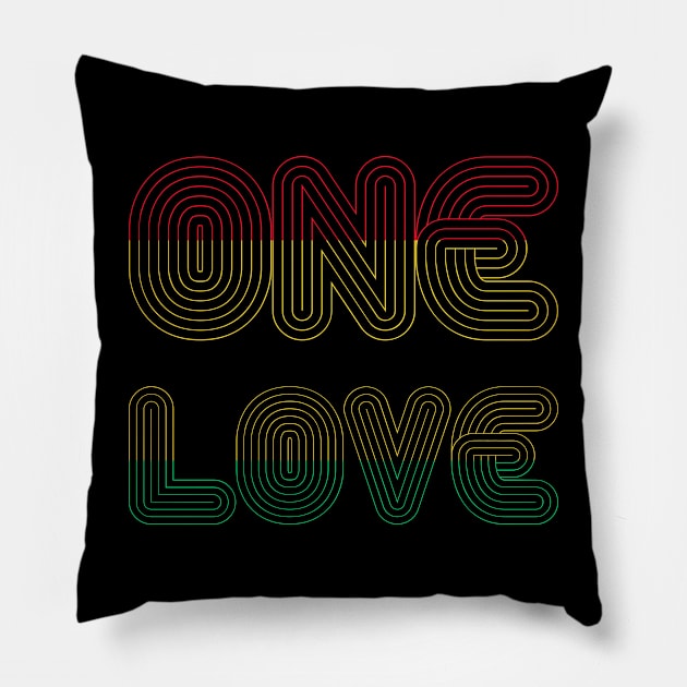 One Love Pillow by One Love Designs