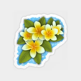 Frangipani Dreaming Magnet