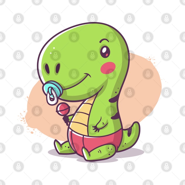 Baby T-Rex by zoljo