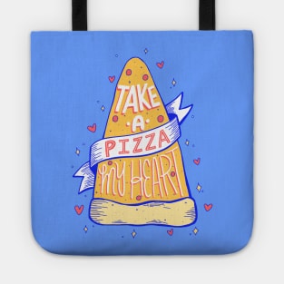 Take a pizza my heart Tote