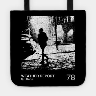 Weather Report / Minimalist Graphic Artwork Fan Design Tote