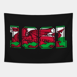 WELSH FLAG 1961 Tapestry