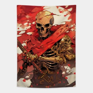 Skeleton Warrior Tapestry