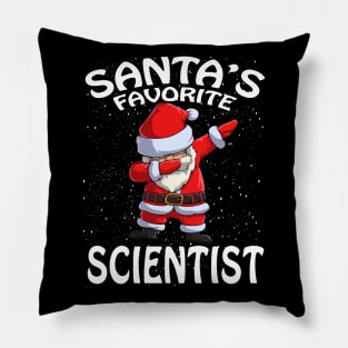 Santas Favorite Scientist Christmas Pillow