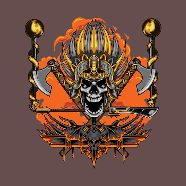 Ethnic Skull Wizard by Harrisaputra