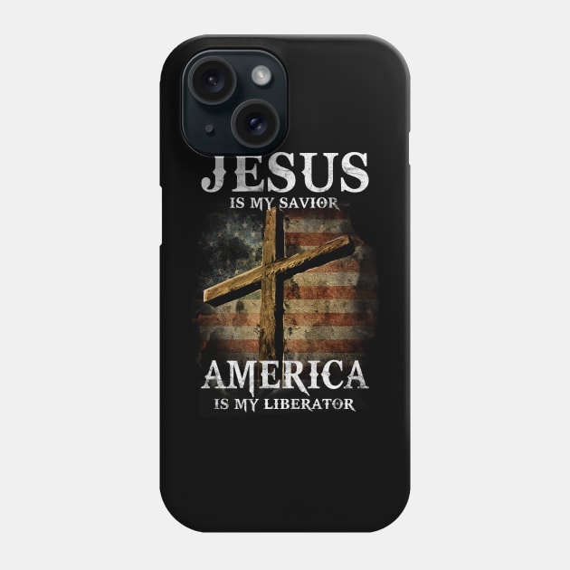 Jesus Is My Savior Phone Case by Nifty T Shirts