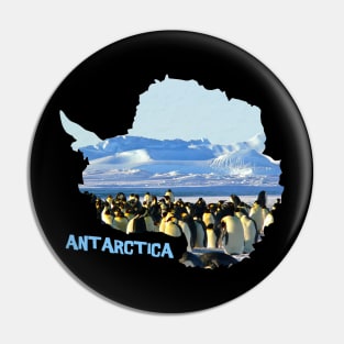 Antarctica Emperor Penguins Pin