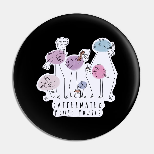 Caffeinated Pouic Pouics / Cute Coffee Dates Pin by nathalieaynie