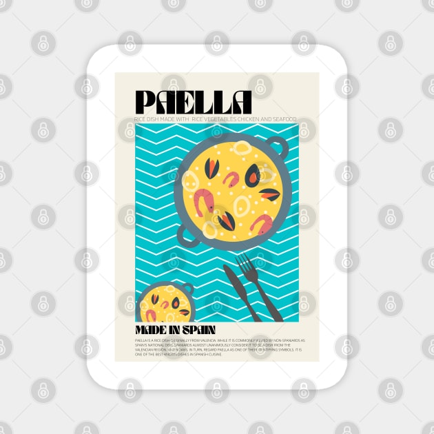 Paella Magnet by osmansargin