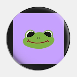 frog (purple) Pin