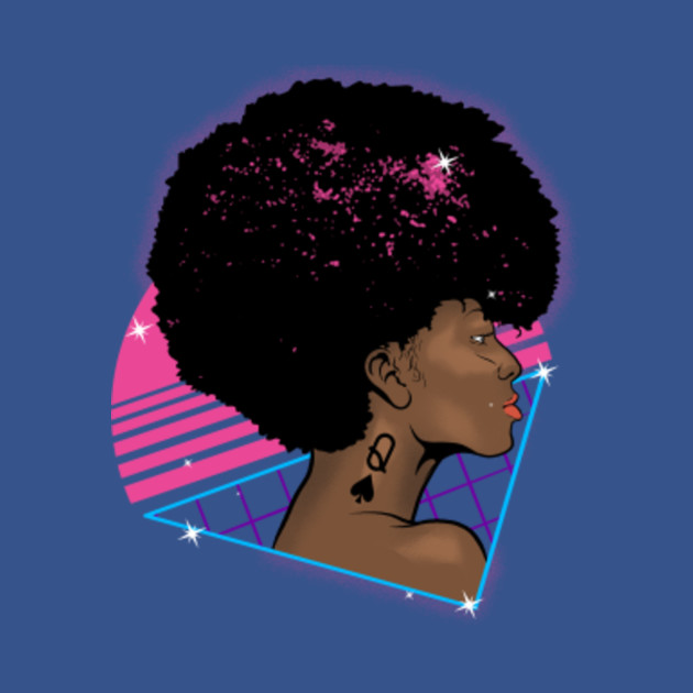 Disover Retro Black Educated Afro Melanin Queen Gift - Black Queen - T-Shirt