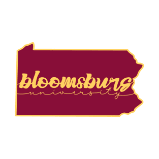 Bloomsburg University State Design T-Shirt