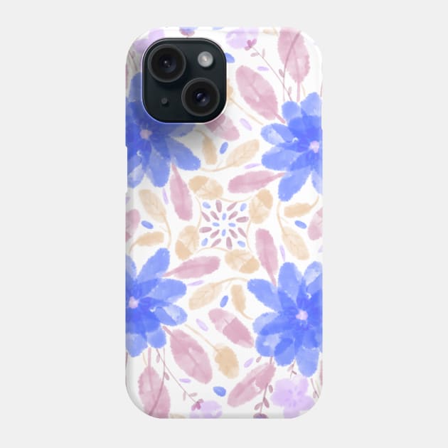 Purple floral garden Phone Case by Think Beyond Color