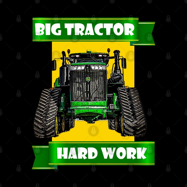 Big tractor hard work - green tractor by WOS