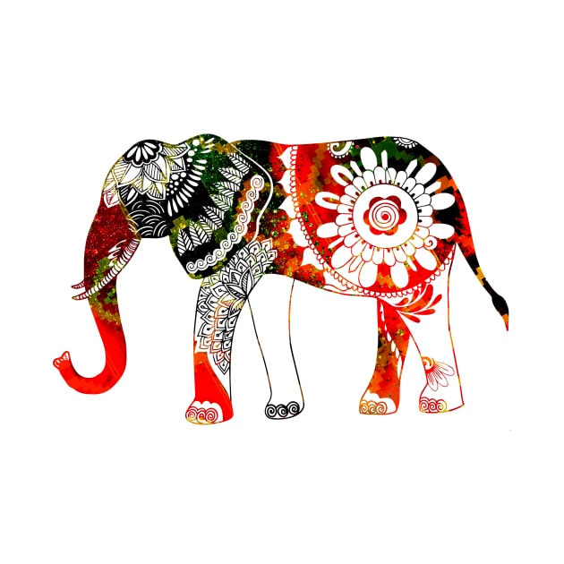 Rasta Elephant Love by digitaldoodlers