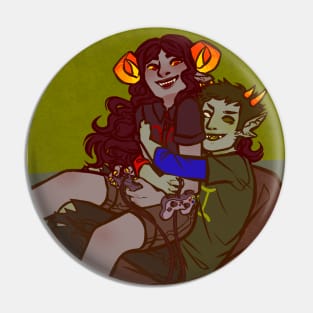 Aradia and Sollux Pale Date Pin