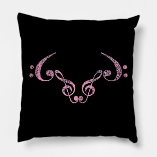 Bass & TreBull (pink) Pillow