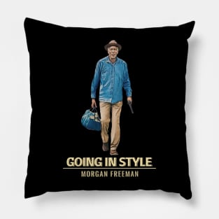 Morgan Freeman - going in style fanart Pillow