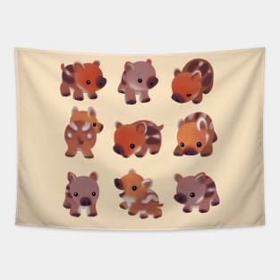 Wild boar piglet Tapestry