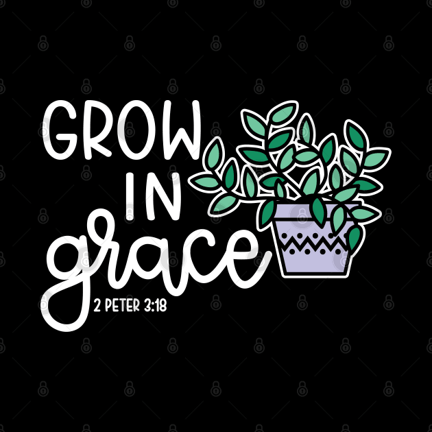 Grow In Grace Succulent Plant Christian Faith Cute by GlimmerDesigns