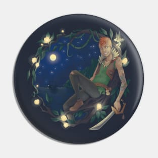 Peter in Neverland Pin