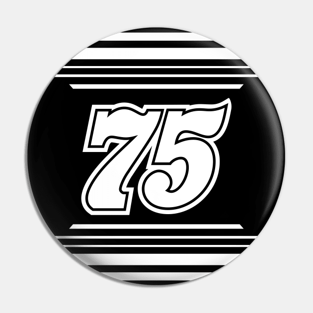 Stefan Parsons #75 2024 NASCAR Design Pin by AR Designs 