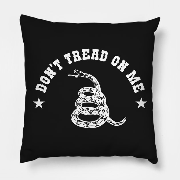 dont tread on me Pillow by pplotaz