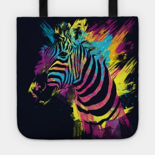 Zebra Splatters Tote