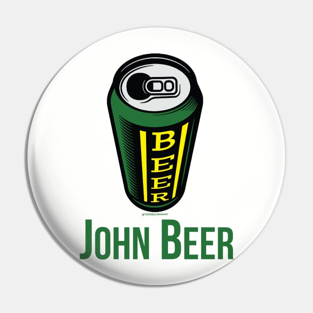 JOHN BEER Pin by toddgoldmanart