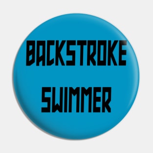 Backstroke Swimmer Pin