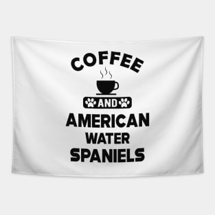 American water spaniel - Coffee and american water spaniel Tapestry