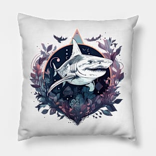 wonderful white shark Pillow