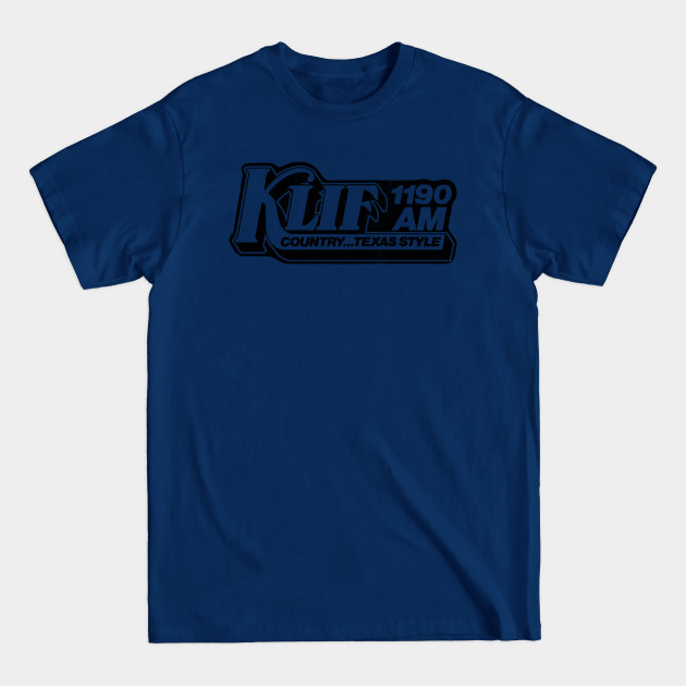 KLIF 1190 AM Country Texas Style / Vintage Faded-Style Radio Station - Radio - T-Shirt