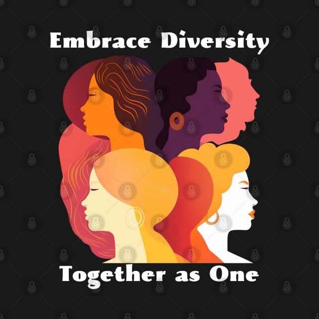 Embrace Diversity, Together As One by TooplesArt