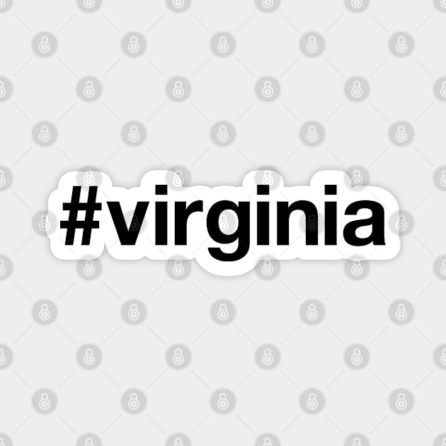 VIRGINIA Hashtag Magnet by eyesblau