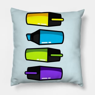 Highlighter Row Pillow