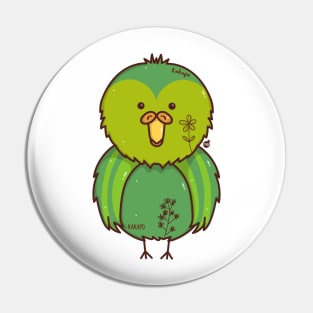 Kakapo parrot MS Pin