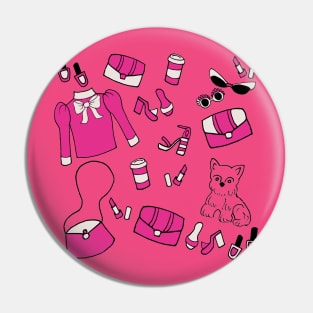 Pink World Pin