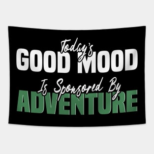 Today’s Good Mood Is Sponsored By Adventure, Adventure-Inspired Graphic Tapestry