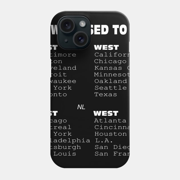 How it used to be MLB Baseball Shirt Phone Case by Retro Sports