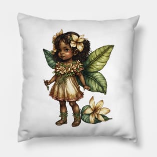 Plumeria Flower Fairy Girl Cute Hawaii Cicely Mary Barker Pillow