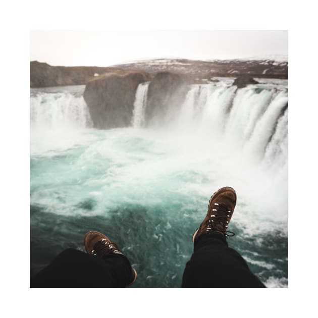 Incredible Godafoss Waterfall in North Iceland by Danny Wanders