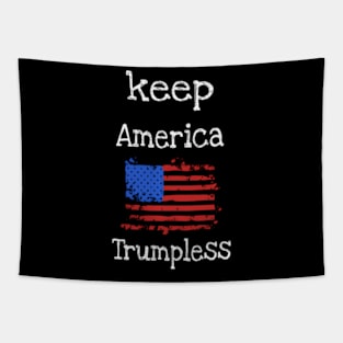 Keep America Trumpless Usa Flag Tapestry