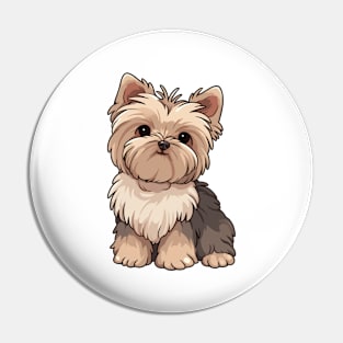 Cute Yorkshire Terrier Pin