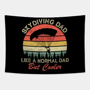 Skydiving Dad Just Like A Normal Dad Only Cooler Tapestry