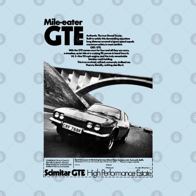 RELIANT SCIMITAR GTE - advert by Throwback Motors