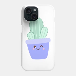 Cute Catus In Pot Phone Case